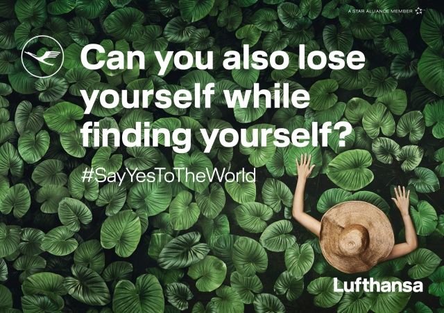 漢莎航空Say Yes To The World品牌營銷創意視頻+海報