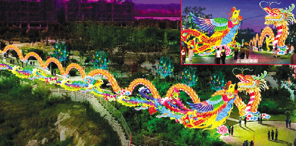 觀“龍鳳呈祥” 賞“十里桃林”