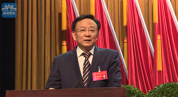 夏心旻當(dāng)選揚(yáng)州市長，借歐陽修詩句自勉：早起趕路只爭朝夕