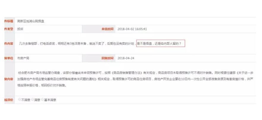 捂盤不售！銅冠花園、依瀾雅居…合肥多家樓盤被投訴