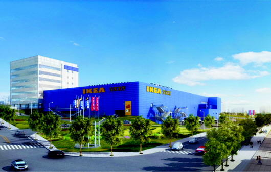 青島宜家昨正式開建 計劃2020年3月正式運營