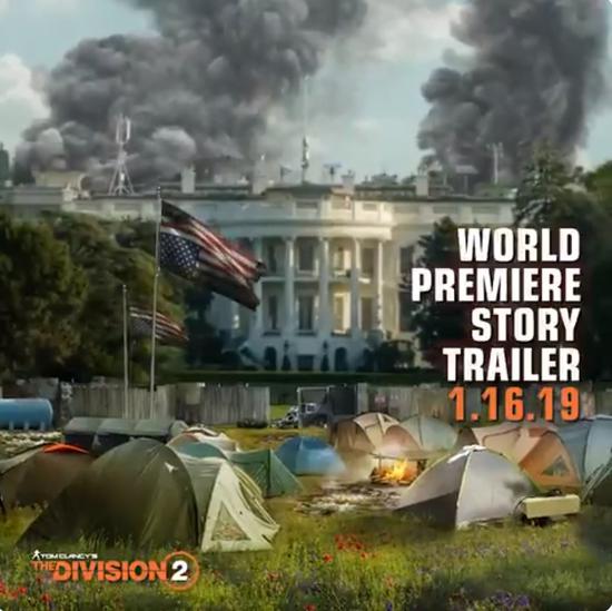 《全境封鎖2》首個故事預告明日發布 美國社會又崩潰