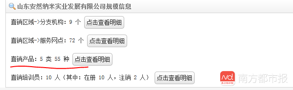 山東安然納米公司獲準直銷的產品只有55種.PNG