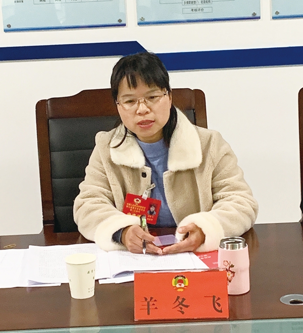 羊冬飛委員：開發古村落旅游資源建設“鄉愁”研學基地