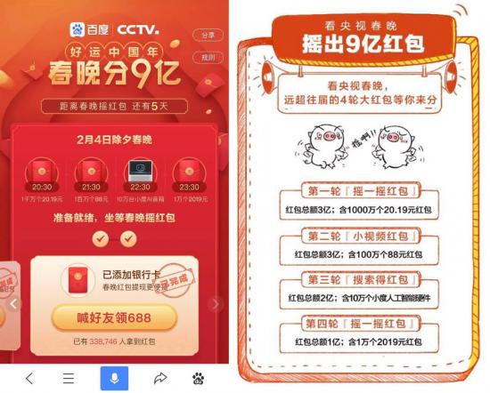引爆新一年全民狂歡 支付寶、抖音、網易圈圈躋身春節紅包戰場