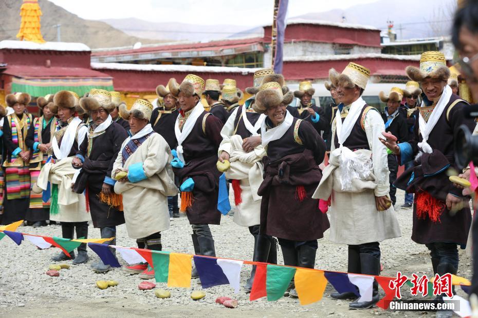 藏歷新年 西藏“吐蕃故里”上演古老傳統體育“鬧”新年
